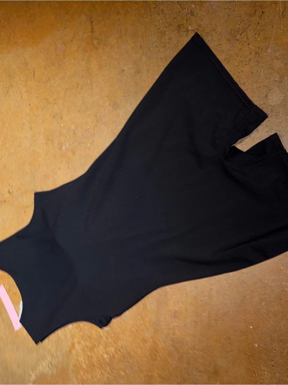 Sleek Black Sleeveless Athletic Romper